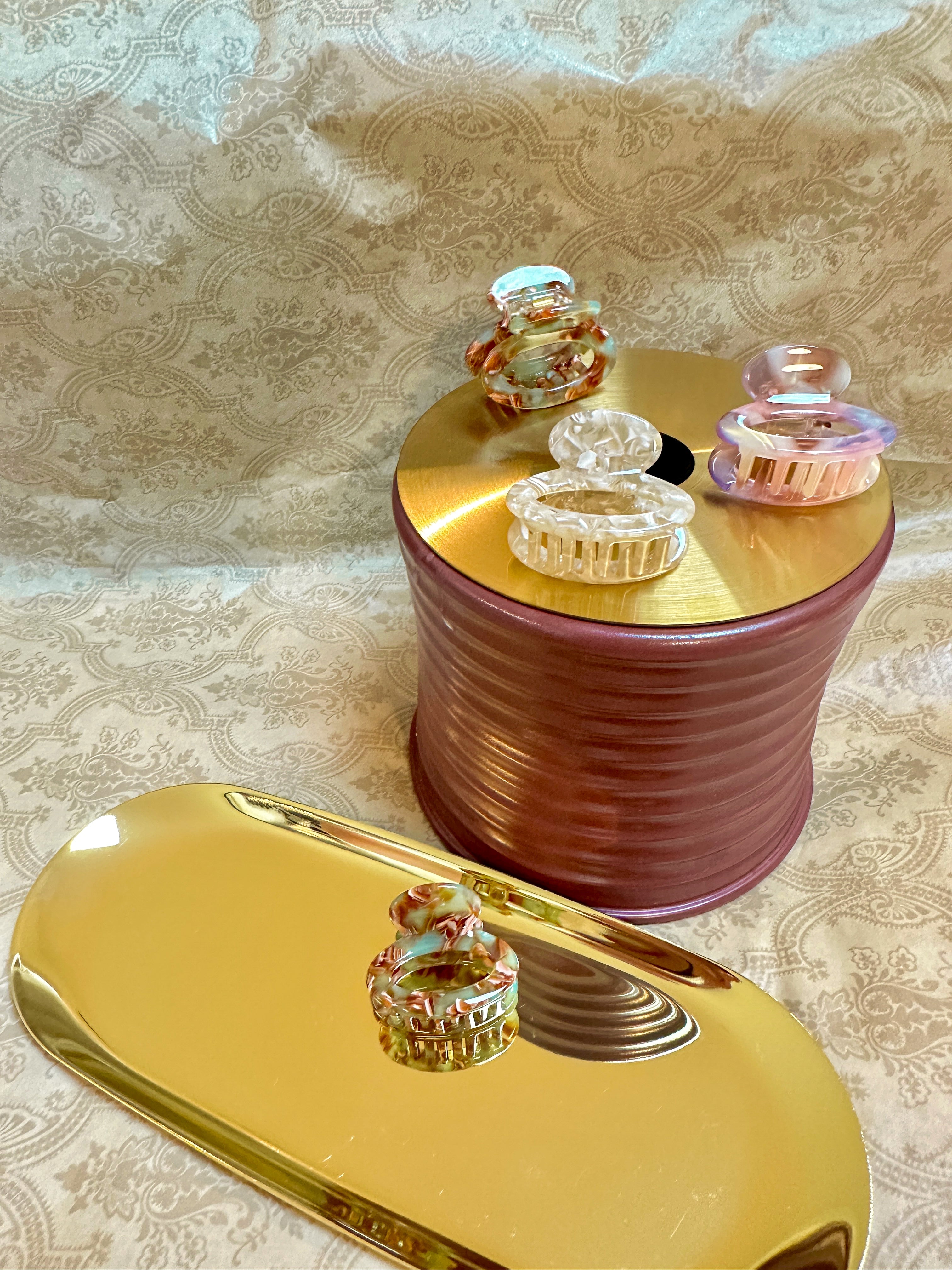 Oval Hollow Hair Clip