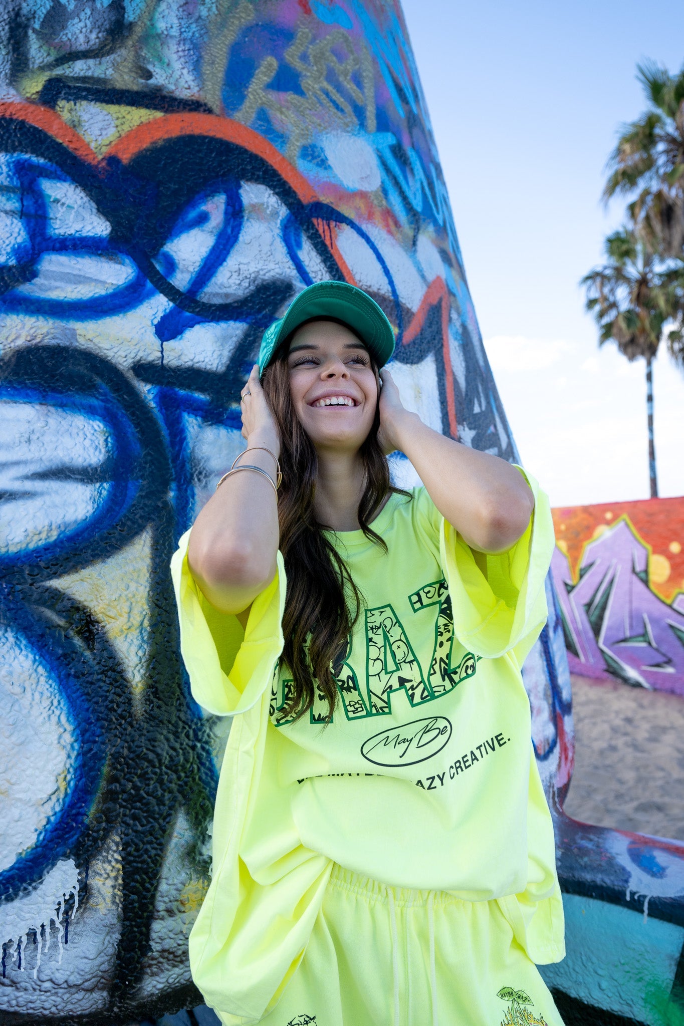 CRAZY LOGO Tee - Yellow